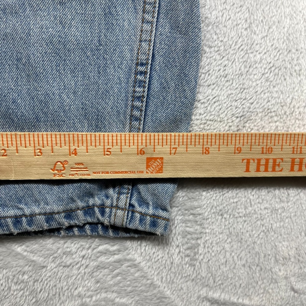 Levi's 550 Tapered Leg Jeans Womens 16 Blue Denim Relaxed Fit Classic - 33X27 - Picture 7 of 16